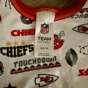 NFL CHIEFS Team Apparel Baby Onesie swiftie fun for baby!
